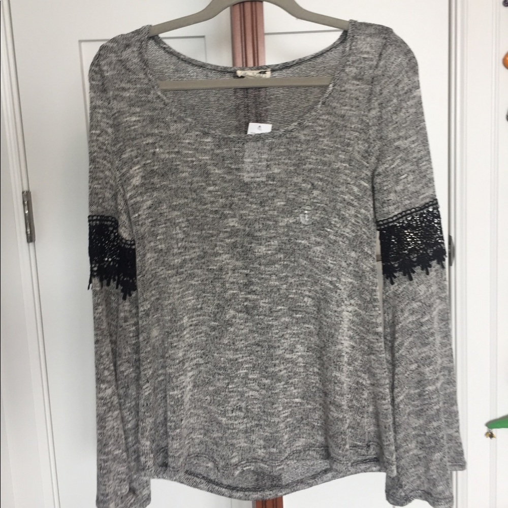 LA Hearts Grey Long Sleeve